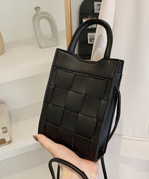 キルティングデザインショルダーバッグ