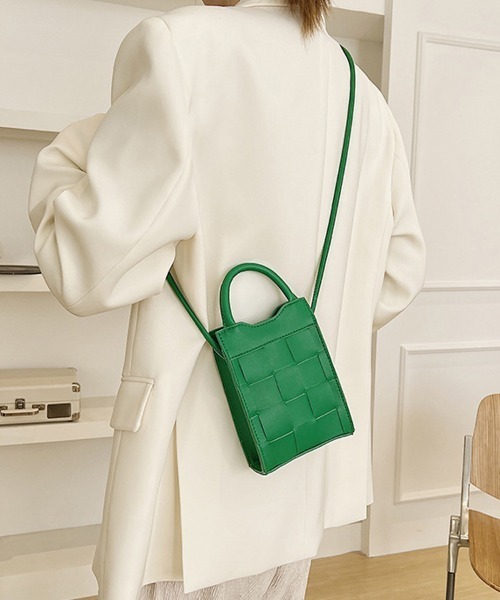 Doux Belle（ドゥーベル）の「キルティングデザインショルダーバッグ（ショルダーバッグ・レディース・ブラック/ベージュ/グリーン/ライトブラウン・FREE）」の11枚目の写真