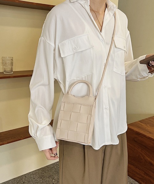 Doux Belle（ドゥーベル）の「キルティングデザインショルダーバッグ（ショルダーバッグ・レディース・ブラック/ベージュ/グリーン/ライトブラウン・FREE）」の19枚目の写真