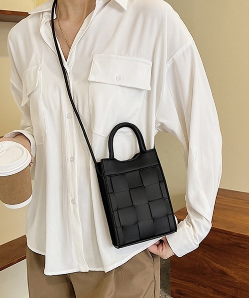 Doux Belle（ドゥーベル）の「キルティングデザインショルダーバッグ（ショルダーバッグ・レディース・ブラック/ベージュ/グリーン/ライトブラウン・FREE）」の10枚目の写真