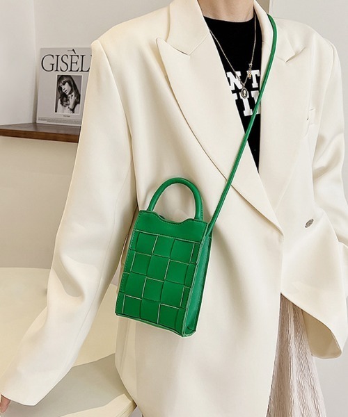 Doux Belle（ドゥーベル）の「キルティングデザインショルダーバッグ（ショルダーバッグ・レディース・ブラック/ベージュ/グリーン/ライトブラウン・FREE）」の7枚目の写真