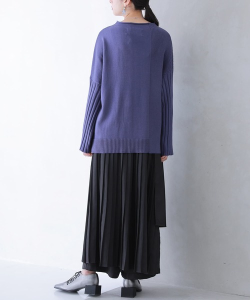 kOhAKU(コハク)の「『マルチボタンニットカーディガン』(カーディガン/ボレロ・レディース・グレイッシュブルー/ブラック・FREE)」の11枚目の写真