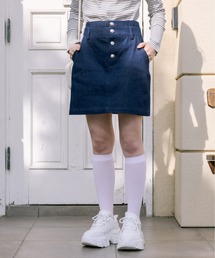 OLIVE des OLIVE | いろいろボタンミニスカート(スカート)