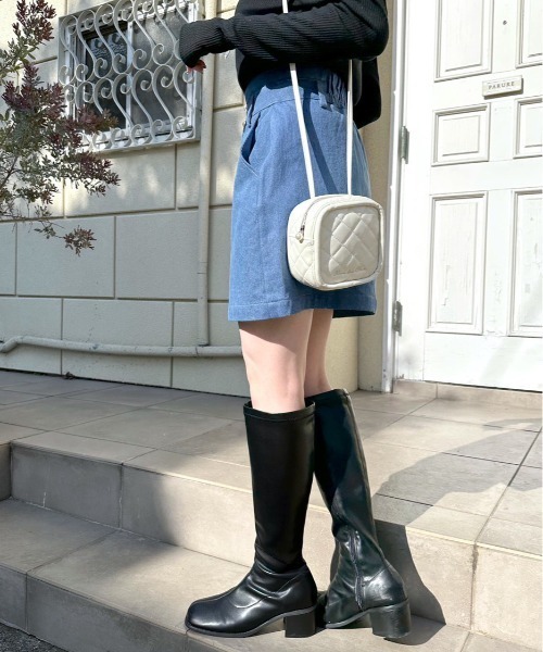 OLIVE des OLIVE（オリーブデオリーブ）の「いろいろボタンミニスカート（スカート・レディース・ワンウォッシュ/ノンウォッシュ/イエロー・FREE）」の8枚目の写真