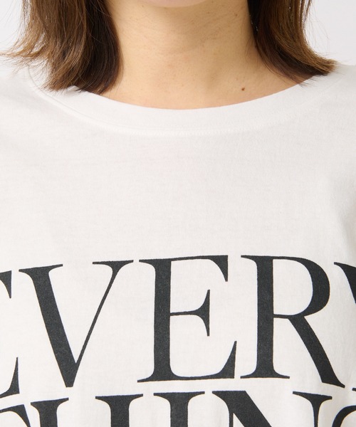 RIVE DROITE(リヴドロワ)の「リラックスムード漂う大人のロンT/フォントロゴロンT(Tシャツ/カットソー・レディース・ネイビー/ホワイト・FREE)」の19枚目の写真