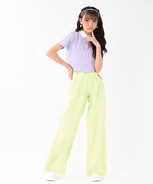 by LOVEiT(バイラビット)の「衿つきポロ(Tシャツ/カットソー・キッズ・エメラルド/ラベンダー/ピンク・160cm/130cm/140cm/120cm/150cm)」の18枚目の写真