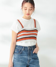 B:MING by BEAMS | B:MING by BEAMS / マルチボーダー ビスチェ(その他トップス)