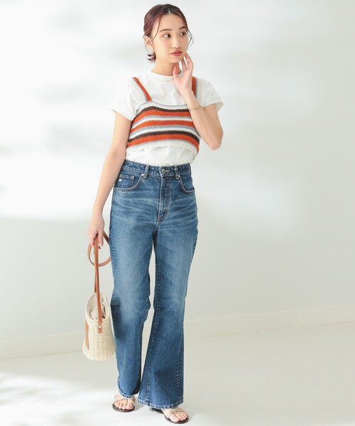 B:MING by BEAMS(ビーミングバイビームス)の「B:MING by BEAMS / マルチボーダー ビスチェ(その他トップス・レディース・ブルー/オレンジ・FREE)」の12枚目の写真