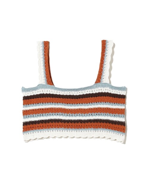 B:MING by BEAMS(ビーミングバイビームス)の「B:MING by BEAMS / マルチボーダー ビスチェ(その他トップス・レディース・ブルー/オレンジ・FREE)」の14枚目の写真