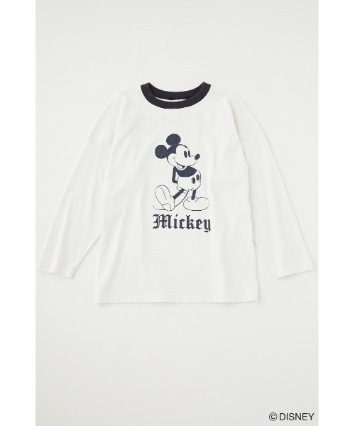 MOUSSY★MD MICKEY VINTAGE LIKE LS Tシャツ MOUSSY（マウジー）の「MD MICKEY VINTAGE LIKE LS Tシャツ（T
