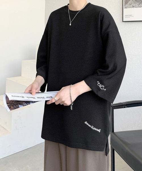 FVLMEN(フルメン)の「【FVLMEN】onepoint logo halfsleeve tee/ワンポイント ロゴ ハーフスリーブ T(Tシャツ/カットソー・メンズ・ホワイト/ブラック/グレー・MEDIUM/LARGE/X-LARGE)」の11枚目の写真