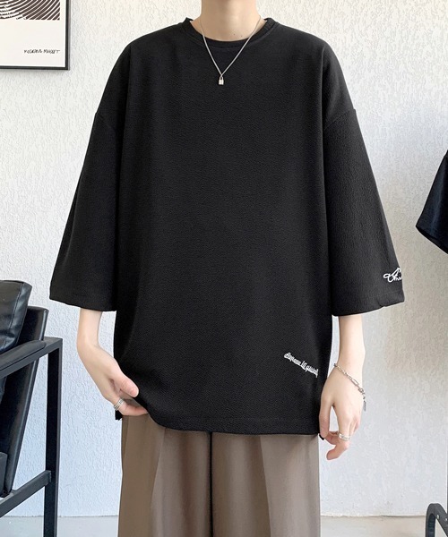 FVLMEN(フルメン)の「【FVLMEN】onepoint logo halfsleeve tee/ワンポイント ロゴ ハーフスリーブ T(Tシャツ/カットソー・メンズ・ホワイト/ブラック/グレー・MEDIUM/LARGE/X-LARGE)」の14枚目の写真