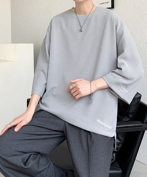 FVLMEN(フルメン)の「【FVLMEN】onepoint logo halfsleeve tee/ワンポイント ロゴ ハーフスリーブ T(Tシャツ/カットソー・メンズ・ホワイト/ブラック/グレー・MEDIUM/LARGE/X-LARGE)」の18枚目の写真