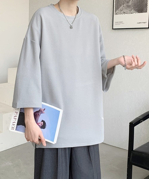 FVLMEN(フルメン)の「【FVLMEN】onepoint logo halfsleeve tee/ワンポイント ロゴ ハーフスリーブ T(Tシャツ/カットソー・メンズ・ホワイト/ブラック/グレー・MEDIUM/LARGE/X-LARGE)」の15枚目の写真
