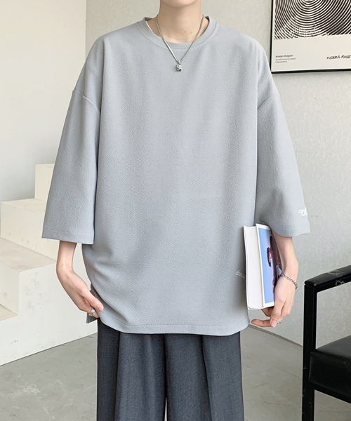 FVLMEN(フルメン)の「【FVLMEN】onepoint logo halfsleeve tee/ワンポイント ロゴ ハーフスリーブ T(Tシャツ/カットソー・メンズ・ホワイト/ブラック/グレー・MEDIUM/LARGE/X-LARGE)」の12枚目の写真