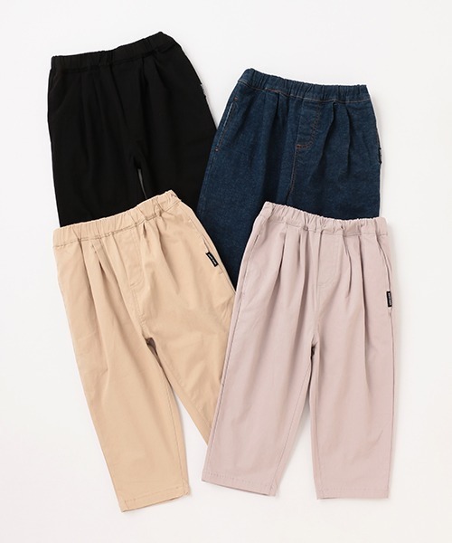 petit main(プティマイン)の「タックテーパードパンツ(その他パンツ・キッズ・ベージュ/シルバーグレー/ブルー/ブラック・120cm/150cm/80cm/100cm/140cm/110cm/130cm/90cm)」の13枚目の写真