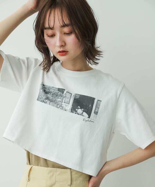 SENSE OF PLACE by URBAN RESEARCH（センスオブプレイスバイアーバンリサーチ）の「グラフィッククロップドTシャツ(半袖)（Tシャツ/カットソー・レディース・その他1/その他2/その他3・ONE）」の15枚目の写真