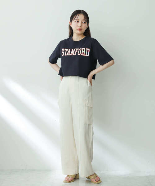 SENSE OF PLACE by URBAN RESEARCH（センスオブプレイスバイアーバンリサーチ）の「グラフィッククロップドTシャツ(半袖)（Tシャツ/カットソー・レディース・その他1/その他2/その他3・ONE）」の8枚目の写真