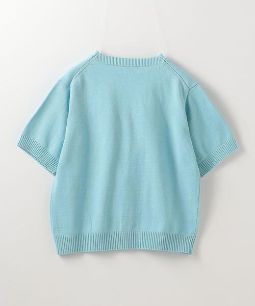 トップス < Steven Alan > COTTON SHORT SLEEVE KNIT Steven Alan Acetate Cotton Sweater Short Sleeve knit Light