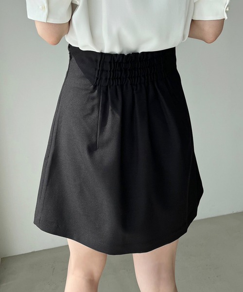 one after another NICE CLAUP(ワンアフターアナザーナイスクラップ)の「【セットアップジャケットあり】プリーツミニスカパン(その他パンツ・レディース・アイボリー/ブラック/ホワイト系その他/ピンク・FREE)」の17枚目の写真