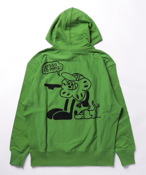 'BOKE Boy Travels' オーバーサイズ フーディ