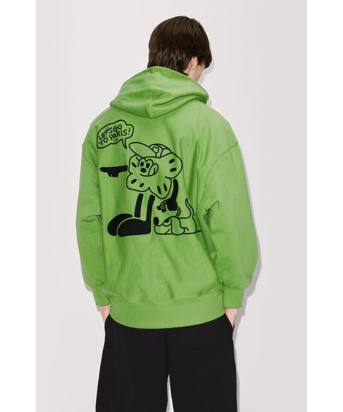 'BOKE Boy Travels' オーバーサイズ フーディ