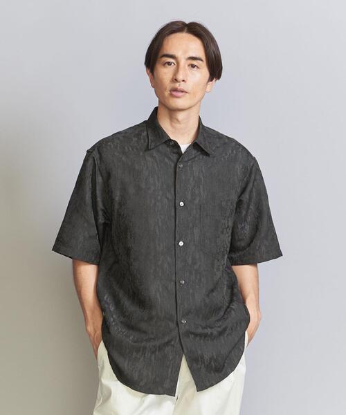 BEAUTY&YOUTH ジャカードシフォン ショートスリーブ シャツ BEAUTY&YOUTH UNITED ARROWS（ビューティーアンドユース