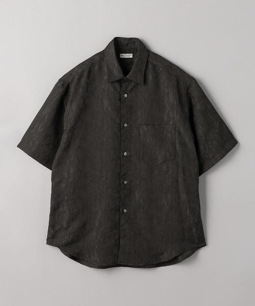 完売品✨BEAUTY&YOUTH ジャガードシフォンショートスリーブシャツ BEAUTY&YOUTH UNITED ARROWS（ビューティーアンドユース