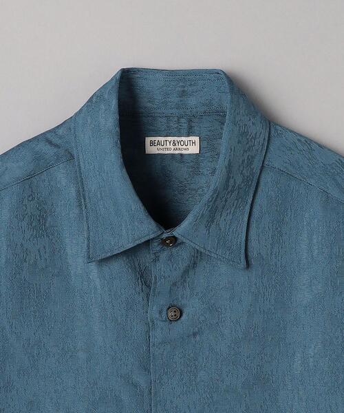 BEAUTY&YOUTH ミラノリブショートスリーブシャツ ミラノリブショートスリーブシャツカーディガン ―ウォッシャブル―