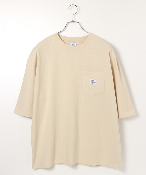 JEMORGAN(ジェーイーモーガン)の「【JEMORGAN / ジェーイーモーガン】天竺ピスネームポケット付半袖クルーネックTシャツ/ユニセックス(Tシャツ/カットソー・メンズ・ブラック/ベージュ/ネイビー/オフホワイト/ピンク/グリーン/ライトグレー/グリーン系1/ベージュ系1・XL/L/M)」の4枚目の写真