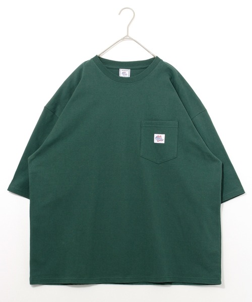 JEMORGAN(ジェーイーモーガン)の「【JEMORGAN / ジェーイーモーガン】天竺ピスネームポケット付半袖クルーネックTシャツ/ユニセックス(Tシャツ/カットソー・メンズ・ブラック/ベージュ/ネイビー/オフホワイト/ピンク/グリーン/ライトグレー/グリーン系1/ベージュ系1・XL/L/M)」の6枚目の写真