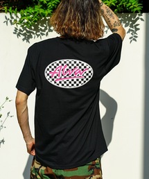 DESIGN TEE/Tony Alva(トニー アルバ)ヴィンテージライクロゴプリントスタンダードフィット半袖バックプリントTシャツ