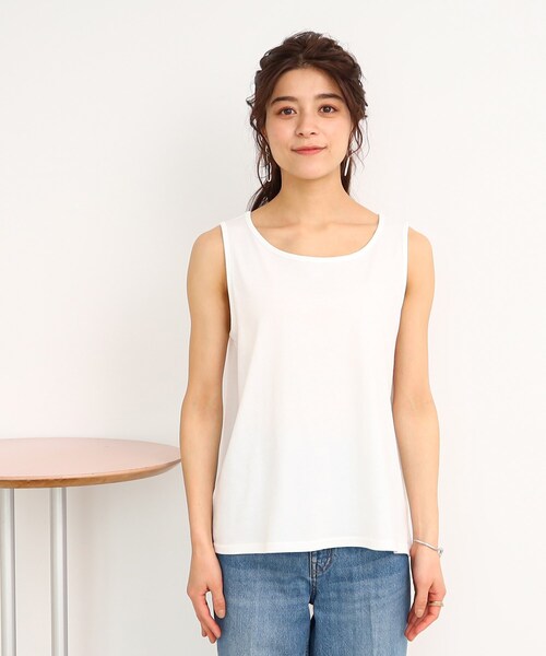 Cutie Blonde（キューティーブロンド）の「◆【2点セット/抜け感が涼し気】抜き衿デザイン メッシュニット（その他トップス・レディース・イエロー/ホワイト系/ブラック系2・00）」の11枚目の写真