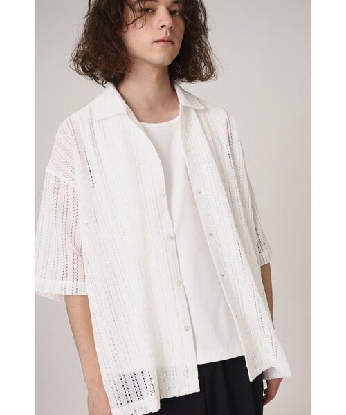 tk.TAKEO KIKUCHI（ティーケータケオキクチ）の「◆レースデザインシャツ（シャツ/ブラウス・メンズ・ホワイト/ブルー系4/ブルー系/ブラック系4/ブラック系2/ブラック系/ホワイト系3/ブラック/レッド系4・02/03）」の13枚目の写真