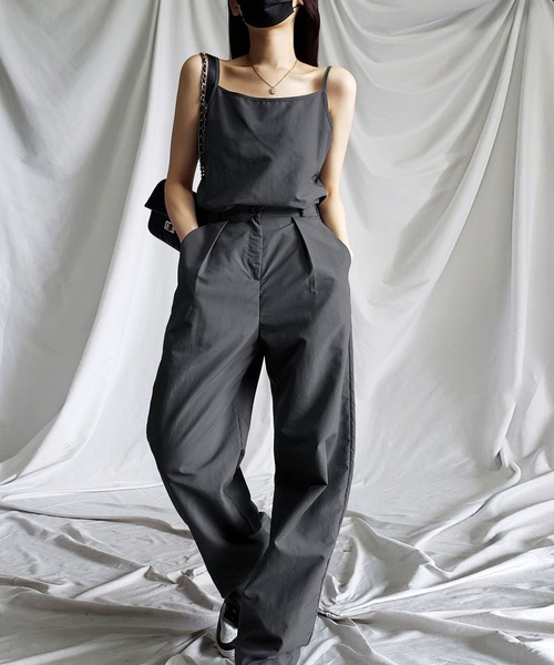 me+em select（ミームセレクト）の「【 ナイロンセットアップ／5色