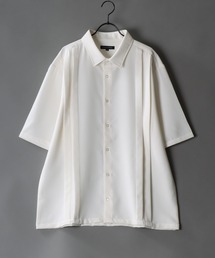 Made in Japan wide silhouette pin tuck shirt/日本製 ワイドシルエット ピンタック シャツ