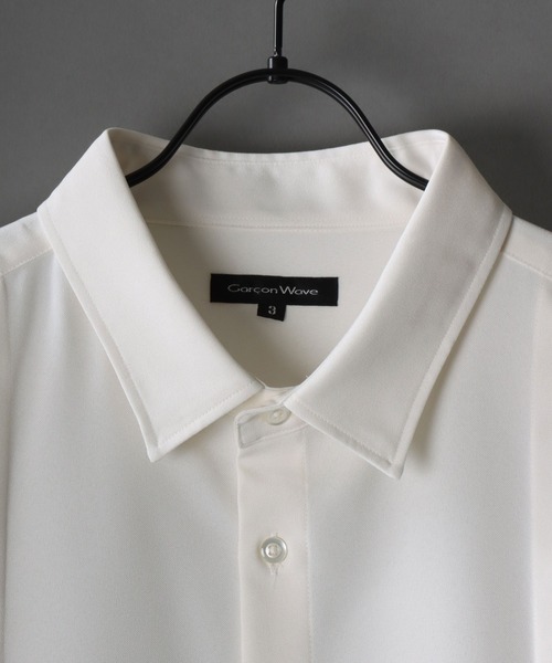SITRY(シトリー)の「Made in Japan wide silhouette pin tuck shirt/日本製 ワイドシルエット ピンタック シャツ(シャツ/ブラウス・メンズ・ブラック/ホワイト・L/M)」の3枚目の写真