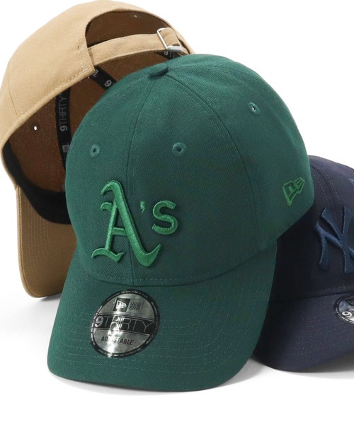 NEW ERA(ニューエラ)の「ニューエラ キャップ MLB トナルカラーロゴ(キャップ・メンズ・グリーン/ネイビー/ベージュ/ブラウン/ブラック・FREE)」の1枚目の写真