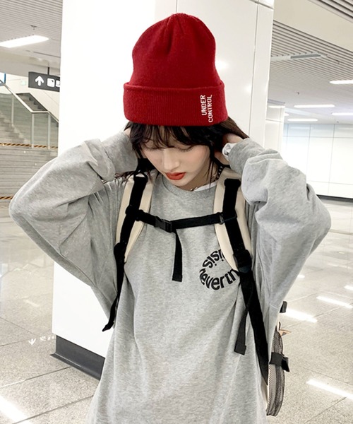 florist（フローリスト）の「【A4サイズ対応/撥水】【ユニセックス】配色カラーの大容量カジュアルリュックサック/バックパック/スポーツバッグ（バックパック/リュック・レディース・オフホワイト/ブラック・FREE）」の10枚目の写真