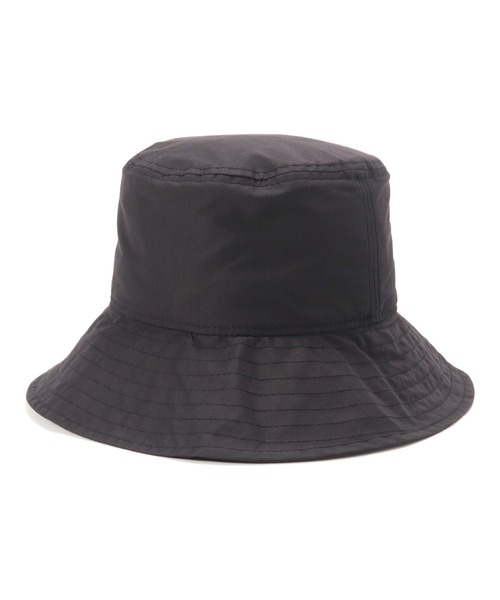 NEW ERA(ニューエラ)の「ニューエラ つば広バケットハット 筆記体ロゴ ONSPOTZ別注(ハット・レディース・ホワイト/ブラック・S/M/M/L/L/XL)」の5枚目の写真