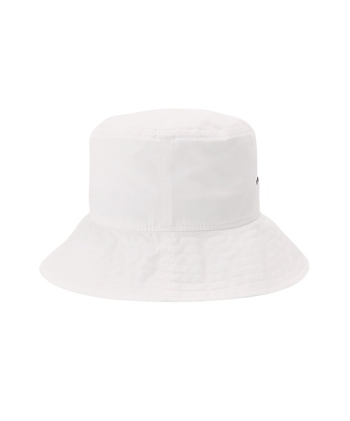 NEW ERA(ニューエラ)の「ニューエラ つば広バケットハット 筆記体ロゴ ONSPOTZ別注(ハット・レディース・ホワイト/ブラック・S/M/M/L/L/XL)」の9枚目の写真