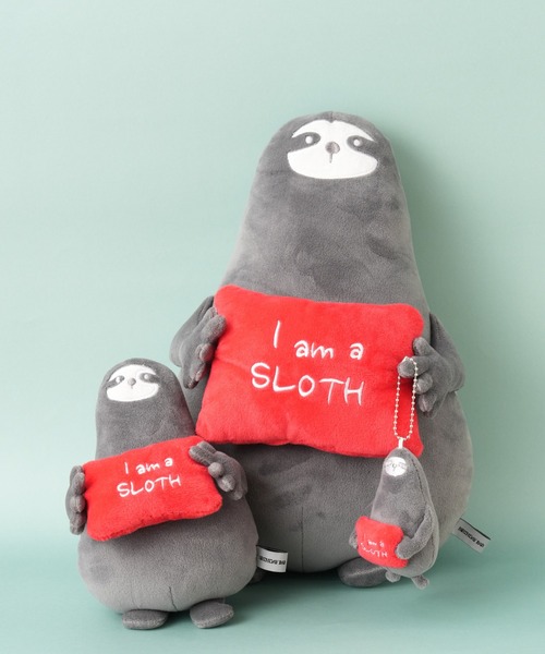 BIRTHDAY BAR（バースデイバー）の「I am a SLOTH にぎにぎキーホルダー ナマケモノ（キーホルダー・レディース・レッド/グリーン・フリー）」の3枚目の写真