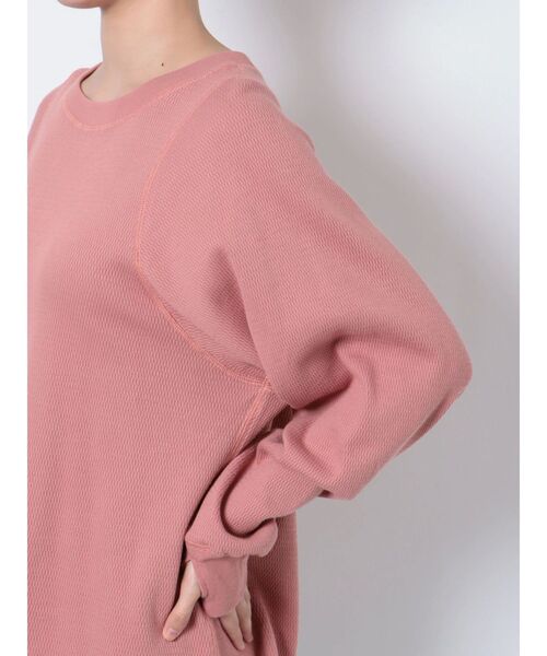 Ungrid（アングリッド）の「ハニカムロングスリーブTee（Tシャツ/カットソー・レディース・チャコールグレー/ピンク/アイボリー・FREE）」の20枚目の写真