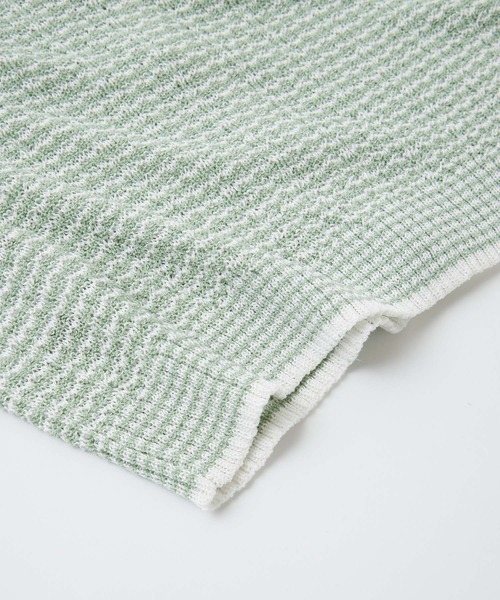 Anss.me（アンスミー）の「【Anss.me】サマーニット金ボタンコンパクトカーディガン（カーディガン/ボレロ・レディース・ピンク/グリーン/イエロー/パープル・FREE）」の16枚目の写真