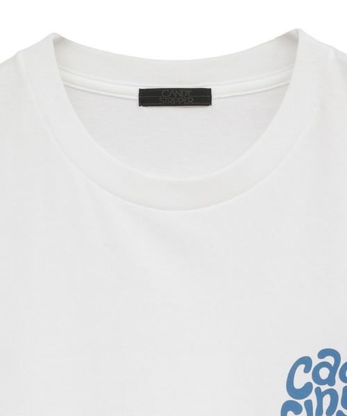 Candy Stripper（キャンディストリッパー）の「CANDY CHUM L/S Tシャツ（Tシャツ/カットソー・レディース・オフホワイト/ヘザーグレー/ブラック・2）」の11枚目の写真