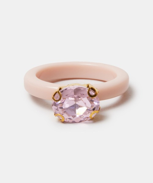 FOREVER 21(フォーエバー トゥエンティーワン)の「カラーストーンリング(リング・レディース・グリーン/ラベンダー/ブルー/イエロー/ピンク・FREE)」の5枚目の写真