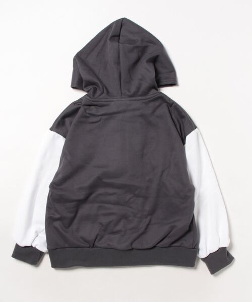 FILA（フィラ）の「FILA/フィラ　キッズ　ジャケット（アウター）（ブルゾン・キッズ・ネイビー/チャコールグレー・140/150/160/130）」の3枚目の写真