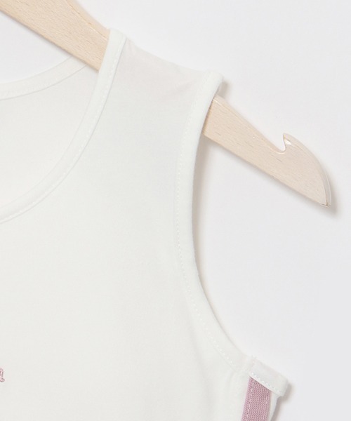 LOVETOXIC（ラブトキシック）の「【LTXC】冷感ラインカップ付タンクトップ（タンクトップ・キッズ・ブラック/オフホワイト/ピンク・LL/SS/S/M/L）」の13枚目の写真