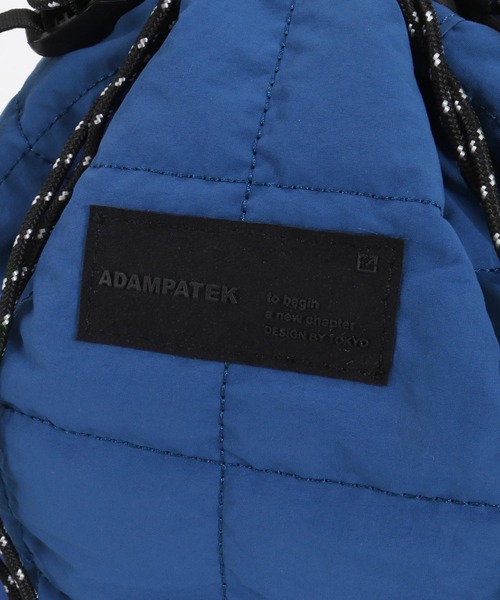 ADAM PATEK(アダムパテック)の「【ADAMPATEK/アダムパテック】SQUARE QUILT MINI DRAWSTRING BAG / スクエア型キルティングミニショルダーバッグ(ショルダーバッグ・メンズ・ホワイト/ブラック/ブルー・FREE)」の10枚目の写真