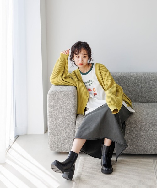 niko and...(ニコアンド)の「ボリュームヒールブーツ(ブーツ・レディース・その他1/ブラック・MEDIUM/LARGE)」の19枚目の写真